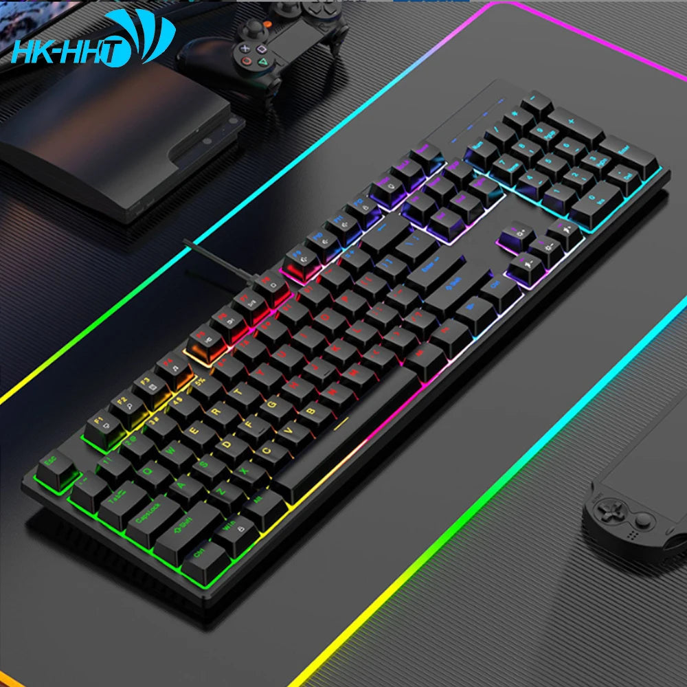 HHT104 — Spill-Proof Mechanical Keyboard