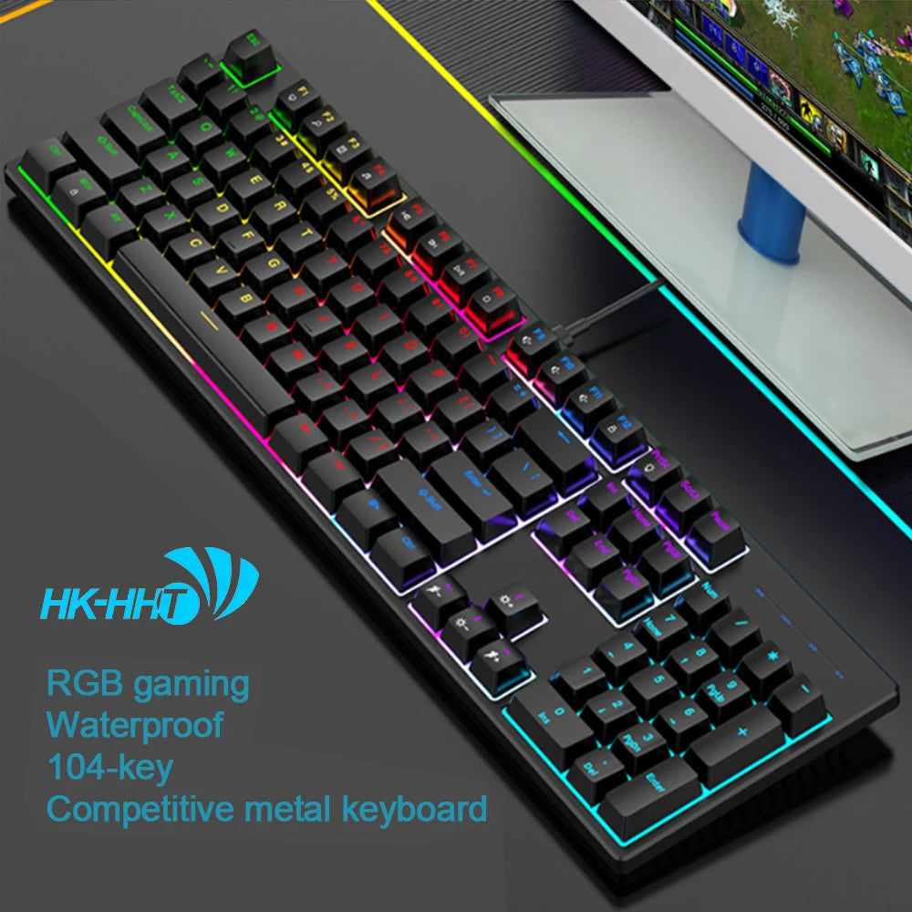 HHT104 — Spill-Proof Mechanical Keyboard