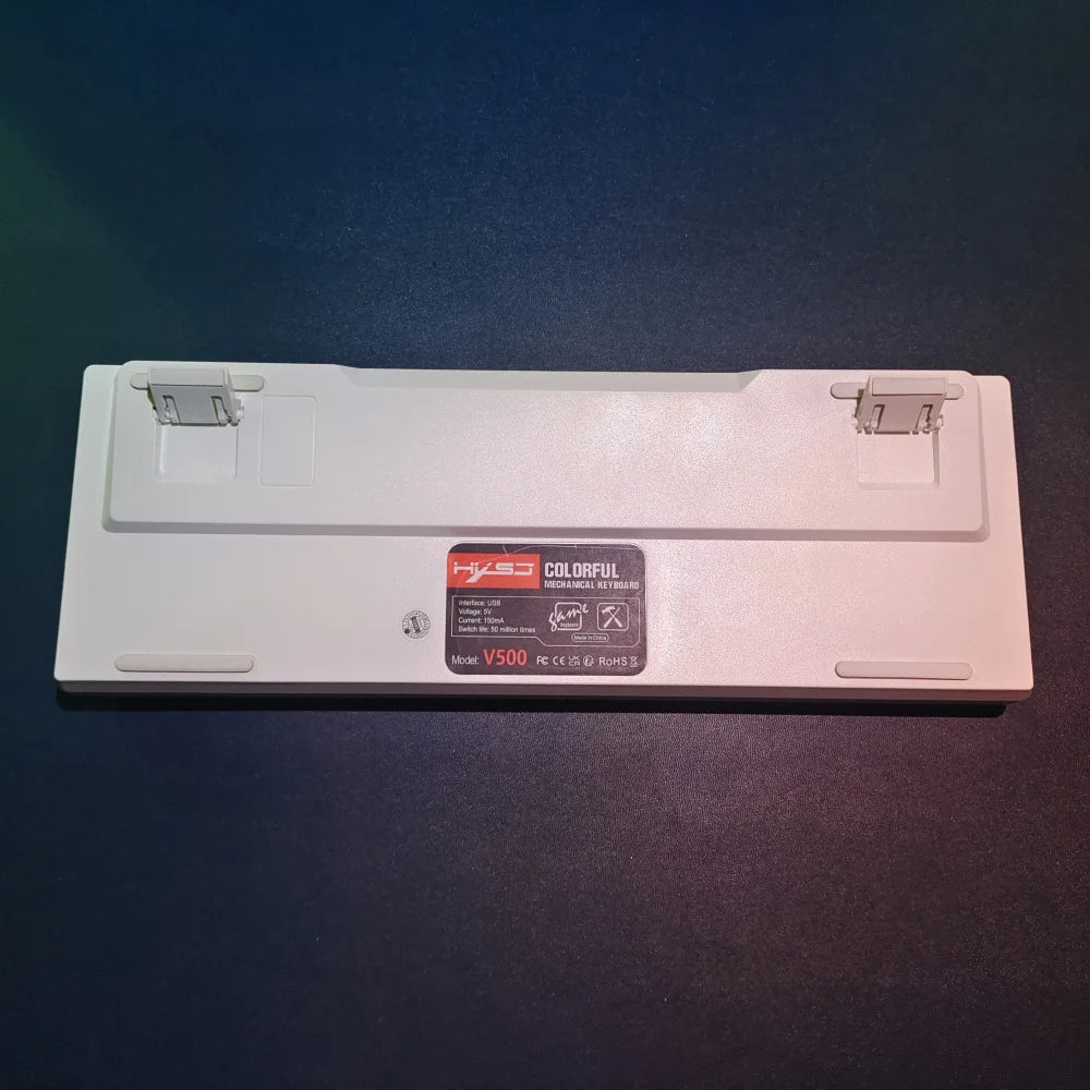 HXSJ V500 — 63-Key Keyboard with Arrows