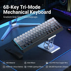 K68 — Wireless 65% Keyboard, Side-Engraved Gradient
