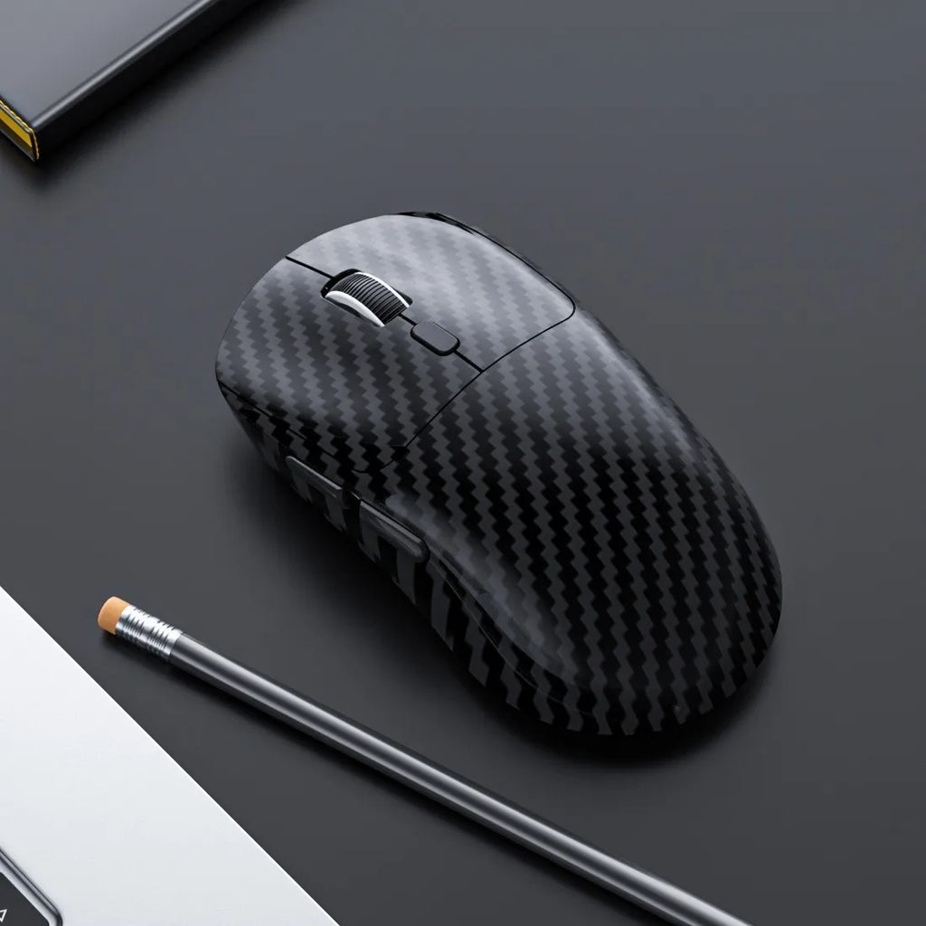 Carbon Fibre Mouse — Tri-Mode, Ambidextrous