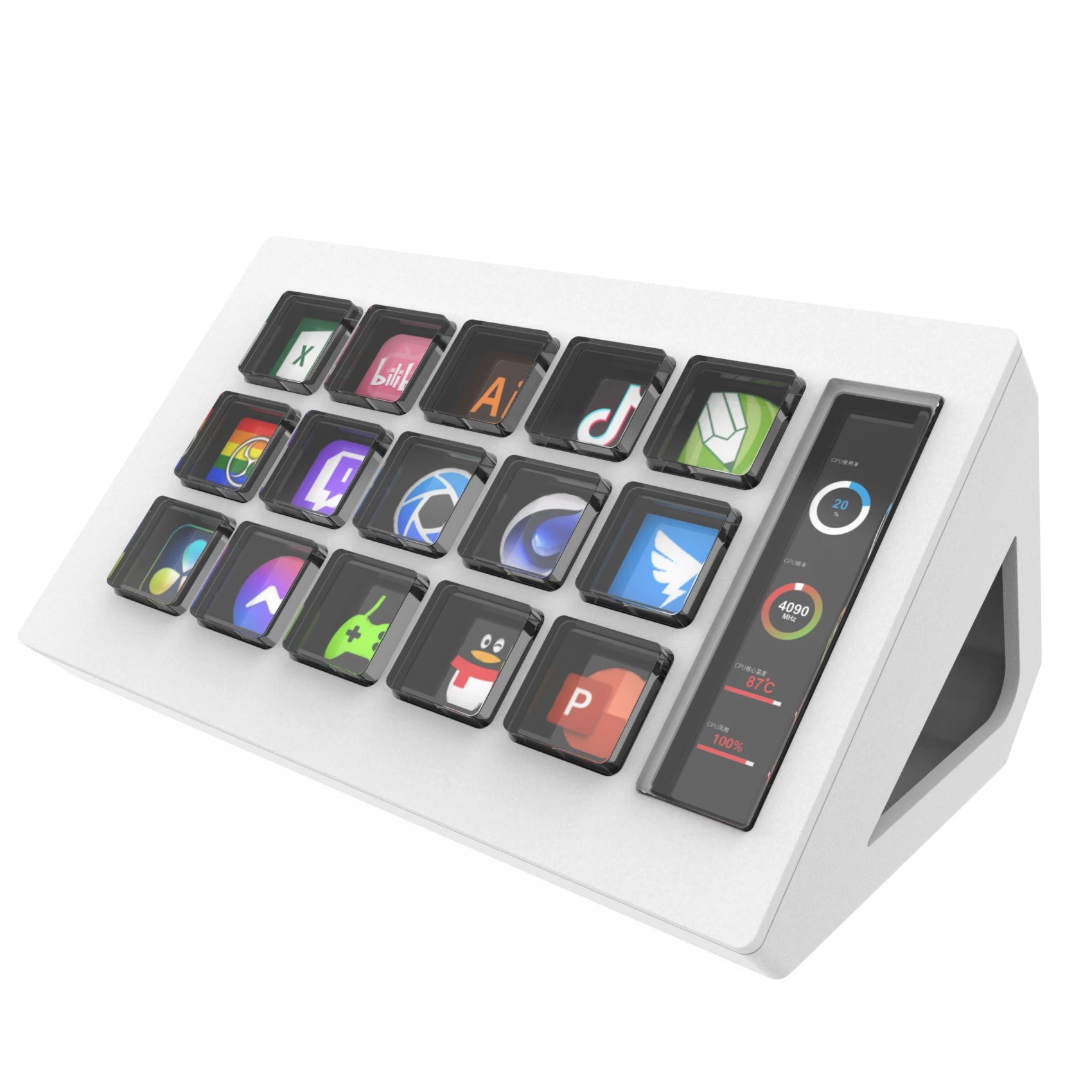 MiraBox Stream Deck — 15 LCD Keys
