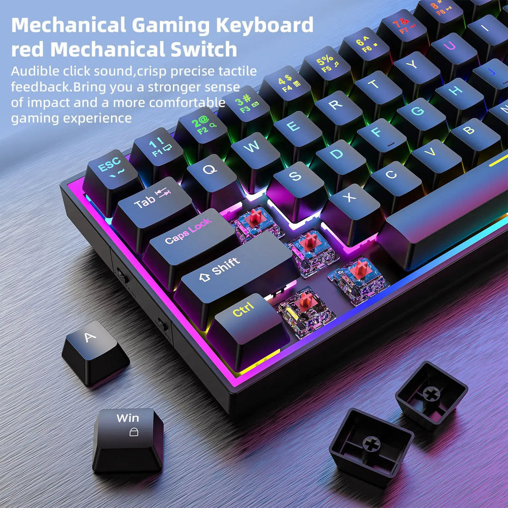 65% Gateron Keyboard — Side-Printed PBT
