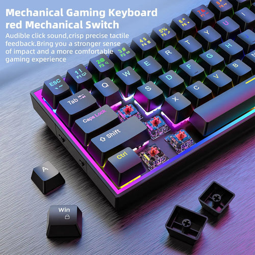 65% Gateron Keyboard — Side-Printed PBT