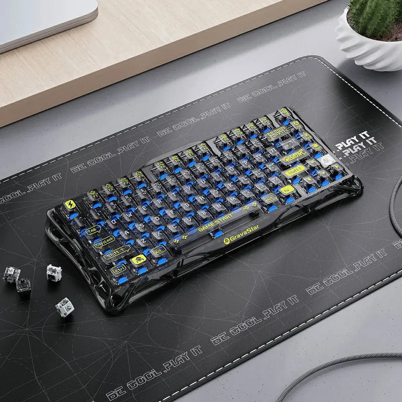 GravaStar Mercury K1 Lite — 75% Sci-Fi Keyboard