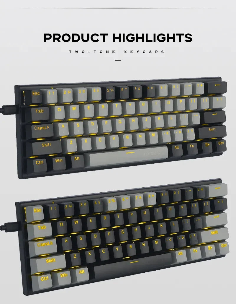 JZ Z-11 — Waterproof 60% Keyboard