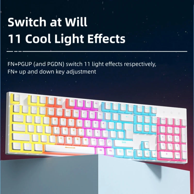 Pudding Keyboard — Glow-Through Keycaps