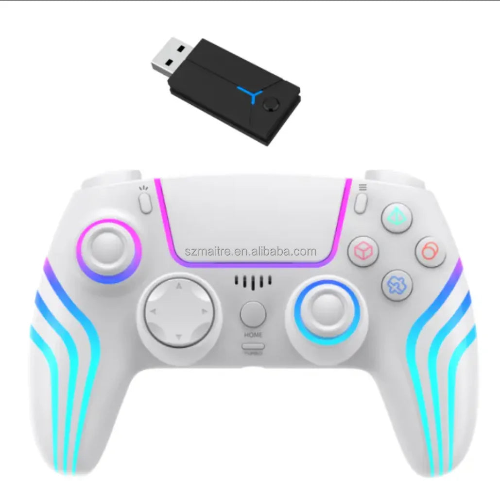 PS5 RGB Controller — Gyro Aim, Dual Vibration