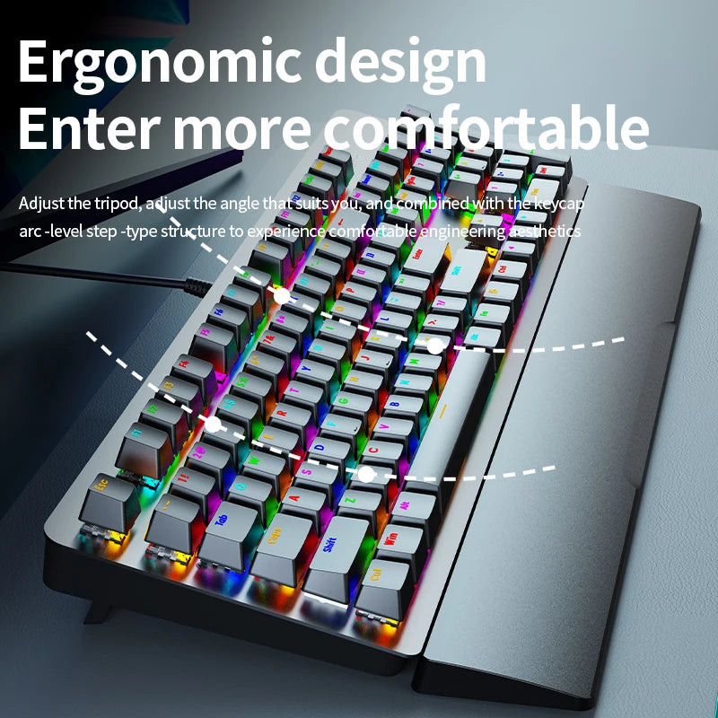 AK104 — Full-Size RGB Mechanical Keyboard