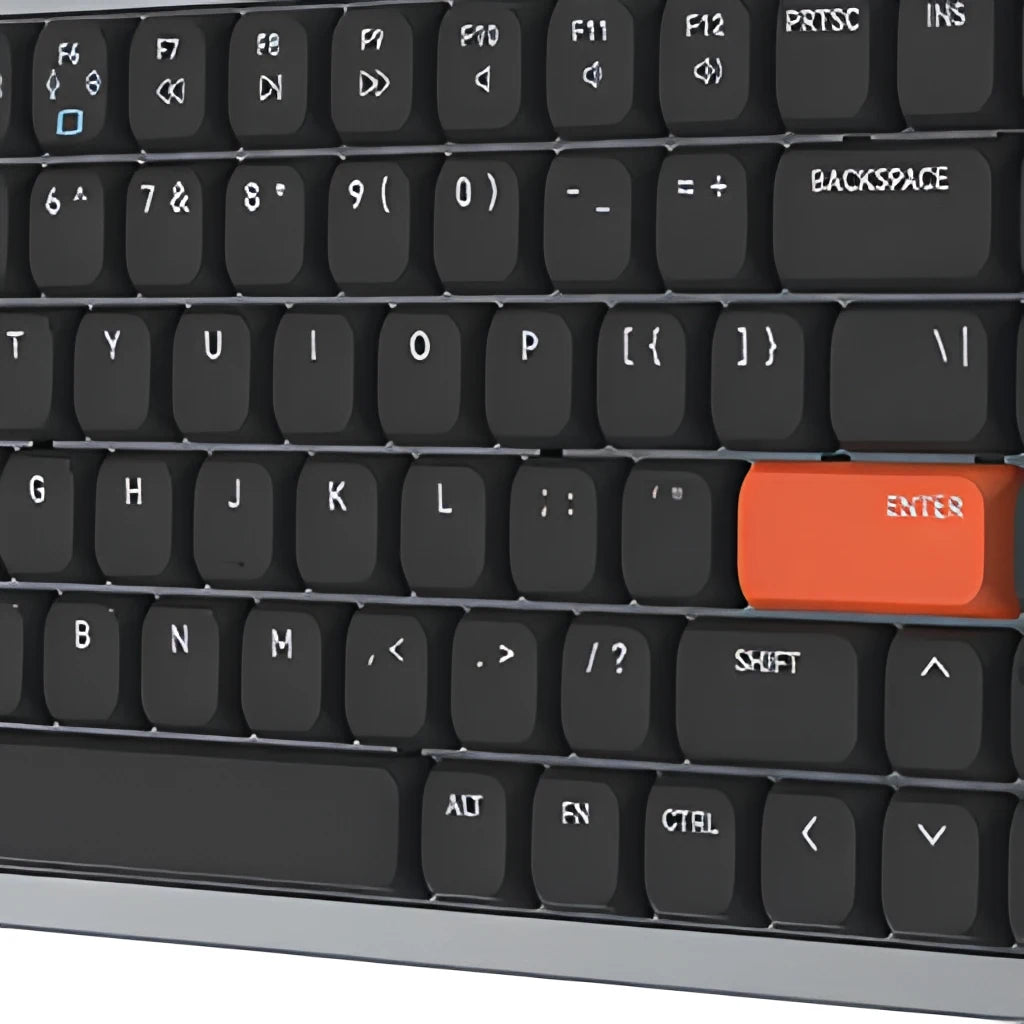 Low Profile Keyboard — 84 Keys, Aluminium