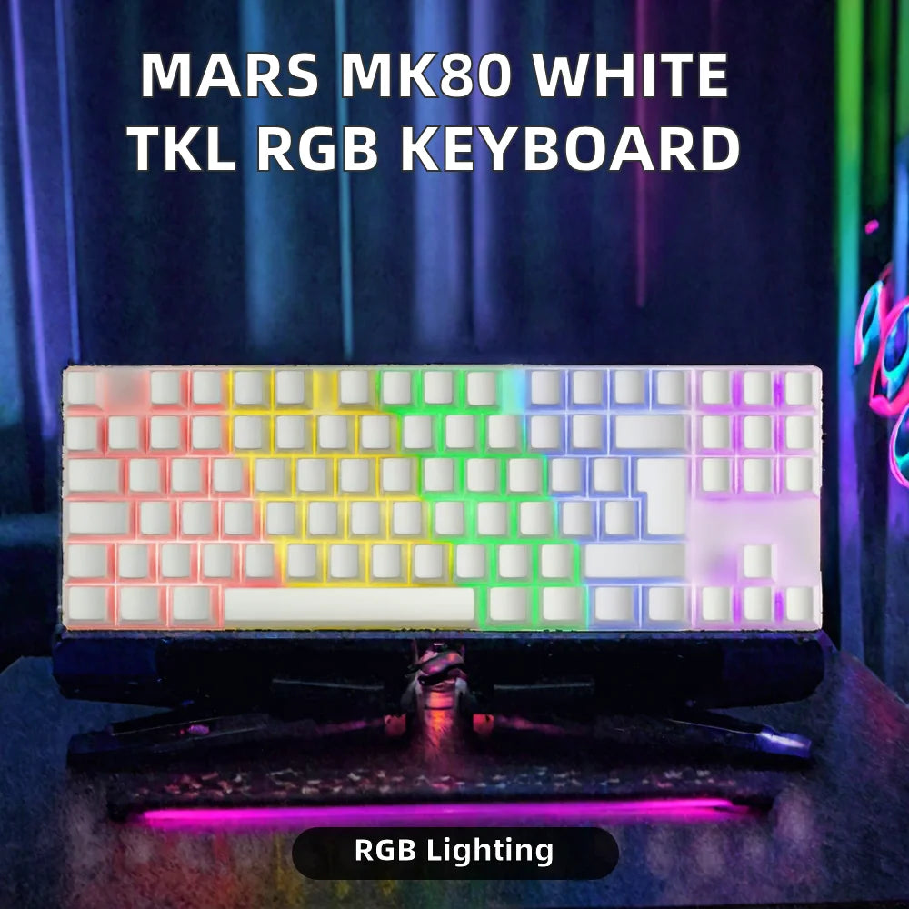 Mars Gaming MK80 — TKL Keyboard, Red Switches