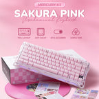 GravaStar Mercury K1 Pink — Aluminium 75% Wireless Keyboard