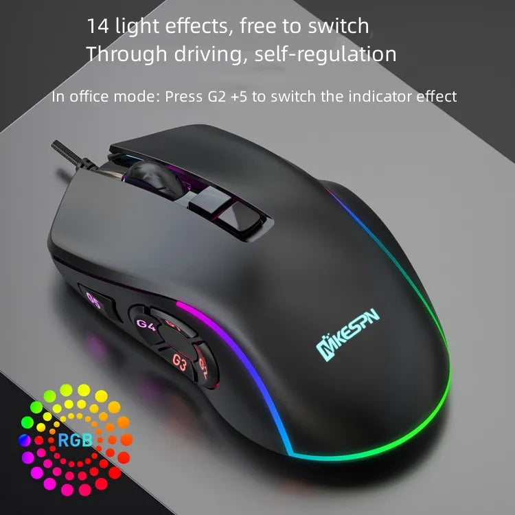 X9 Gaming Mouse — 10 Programmable Buttons