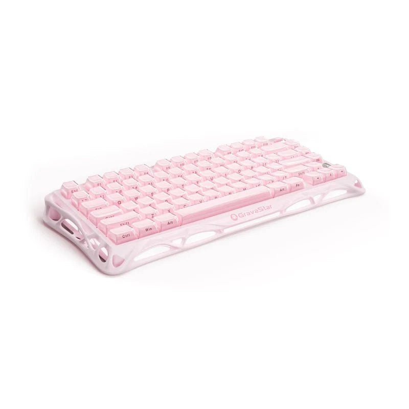 GravaStar Mercury K1 Pink — Aluminium 75% Wireless Keyboard