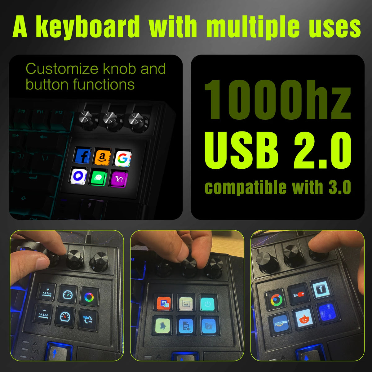 87-Key Mechanical Keyboard — TKL, Wired RGB