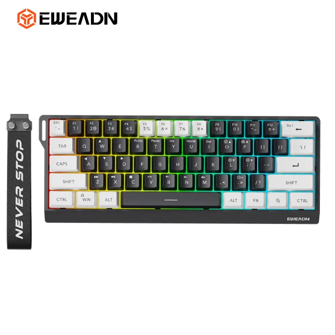 EWEADN — Mini 60% Keyboard, Detachable Cable