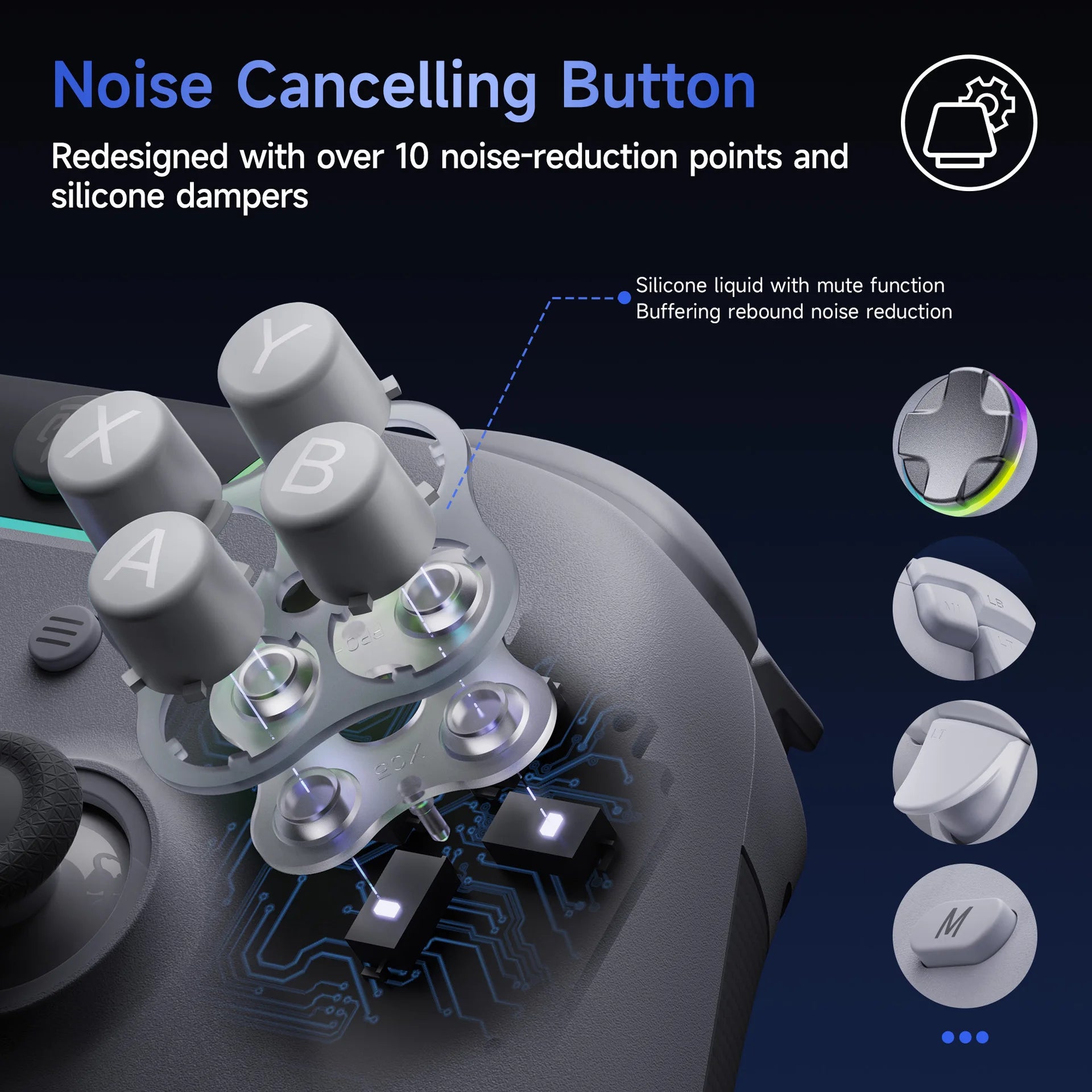 EasySMX X05 Pro — Hall Stick Controller, Macro
