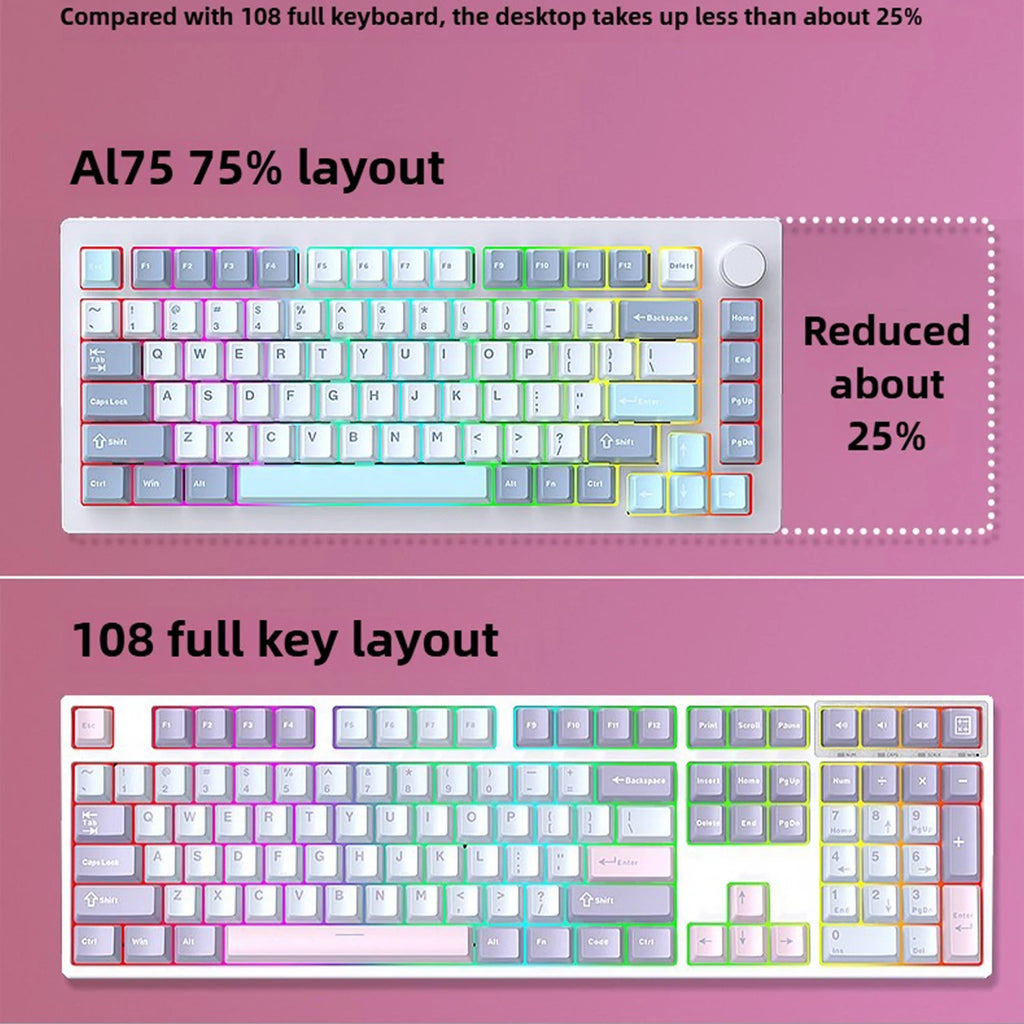 AL75V2 — Aluminium 75% Keyboard