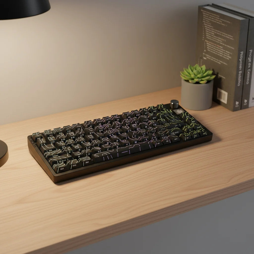 GK75 — Kailh Hot-Swap Keyboard, Tri-Mode