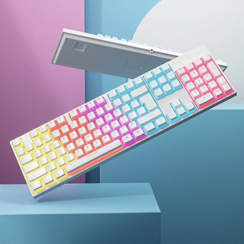 Pudding Keyboard — Glow-Through Keycaps