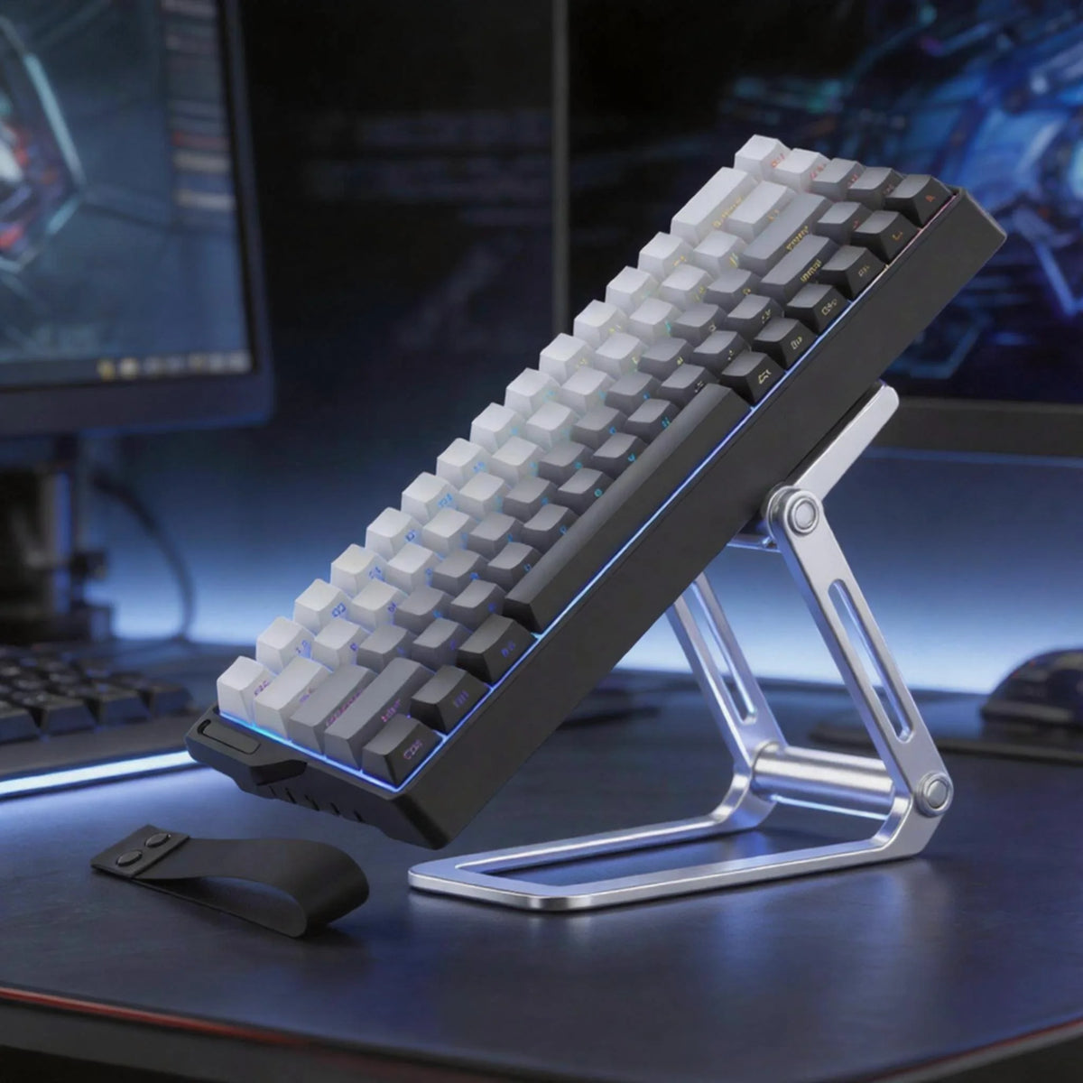 K68 — Wireless 65% Keyboard, Side-Engraved Gradient