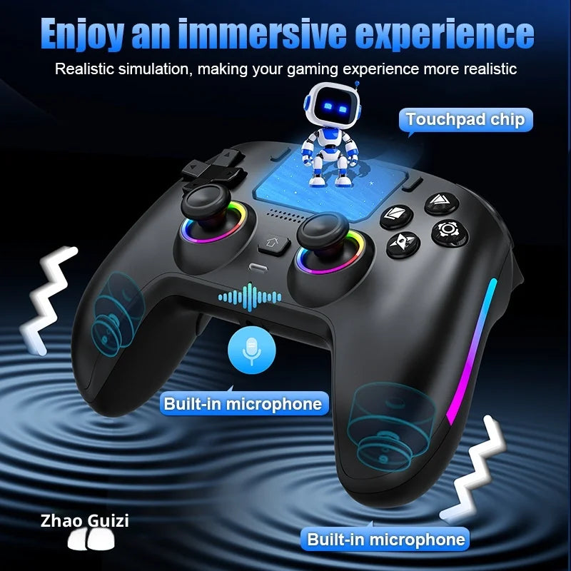 PS5 Macro Controller — RGB, Swappable Covers