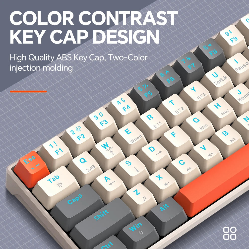T-WOLF T30 — Wireless Keyboard, 1450mAh Battery