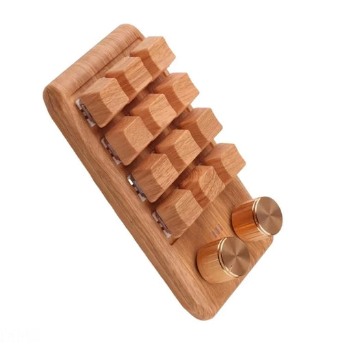 12-Key Macropad — Dual Knobs, Programmable