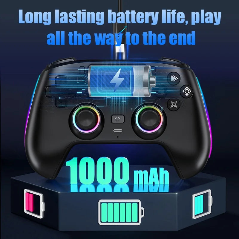 PS5 Macro Controller — RGB, Swappable Covers