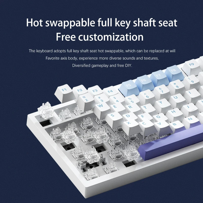PCTENK 81 — 75% Gateron Keyboard, Wireless