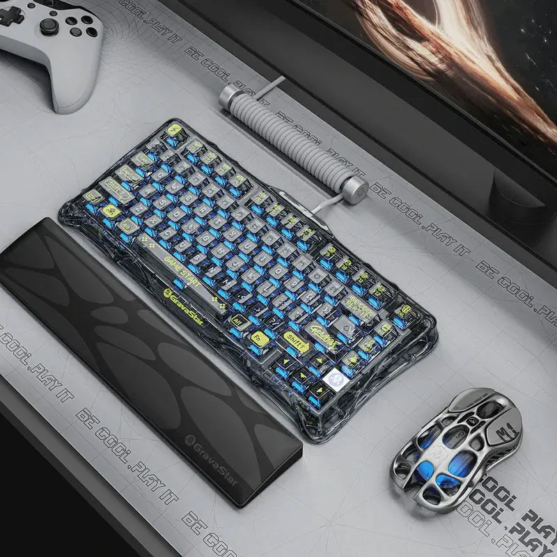 GravaStar Mercury K1 Lite — 75% Sci-Fi Keyboard