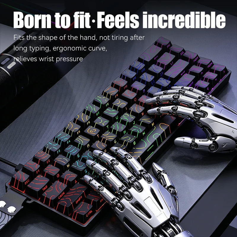 SHIPADO iK68 — 65% Hot-Swap Keyboard, Side-Engraved RGB