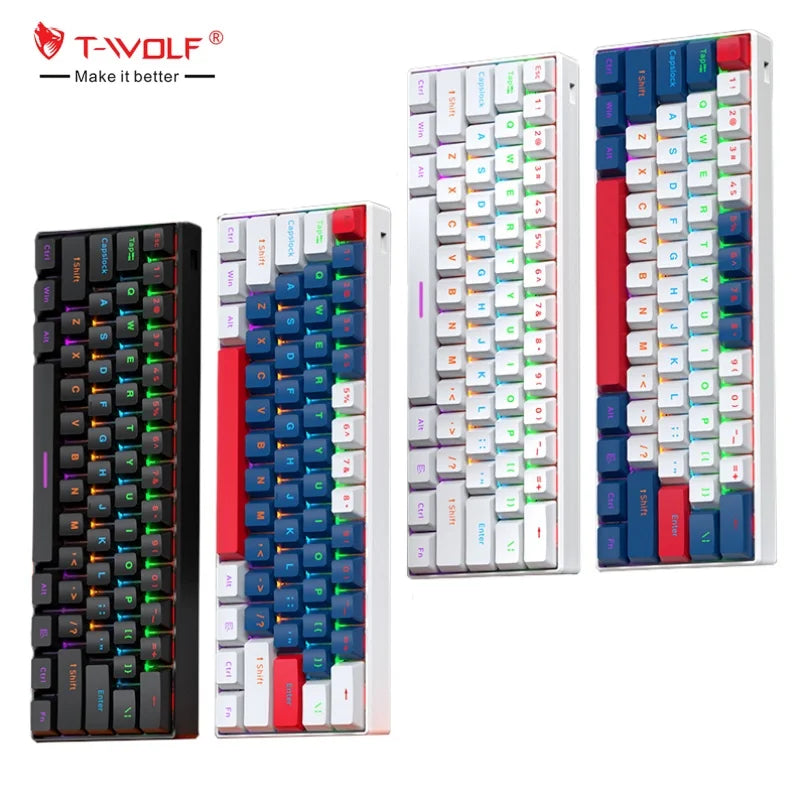 T-WOLF T60 — Hot-Swap 61-Key Keyboard