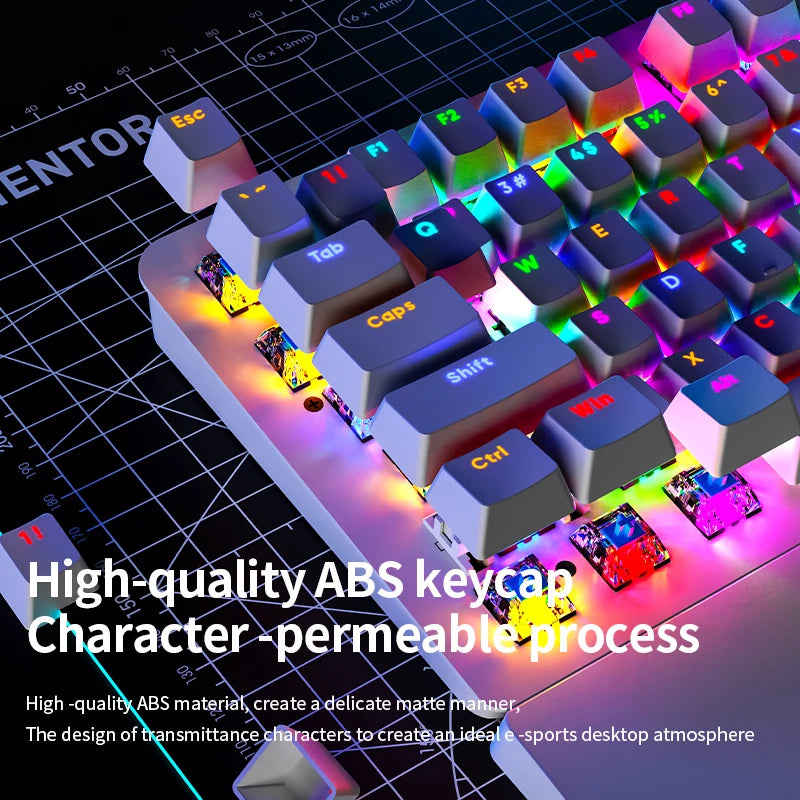 AK104 — Full-Size RGB Mechanical Keyboard
