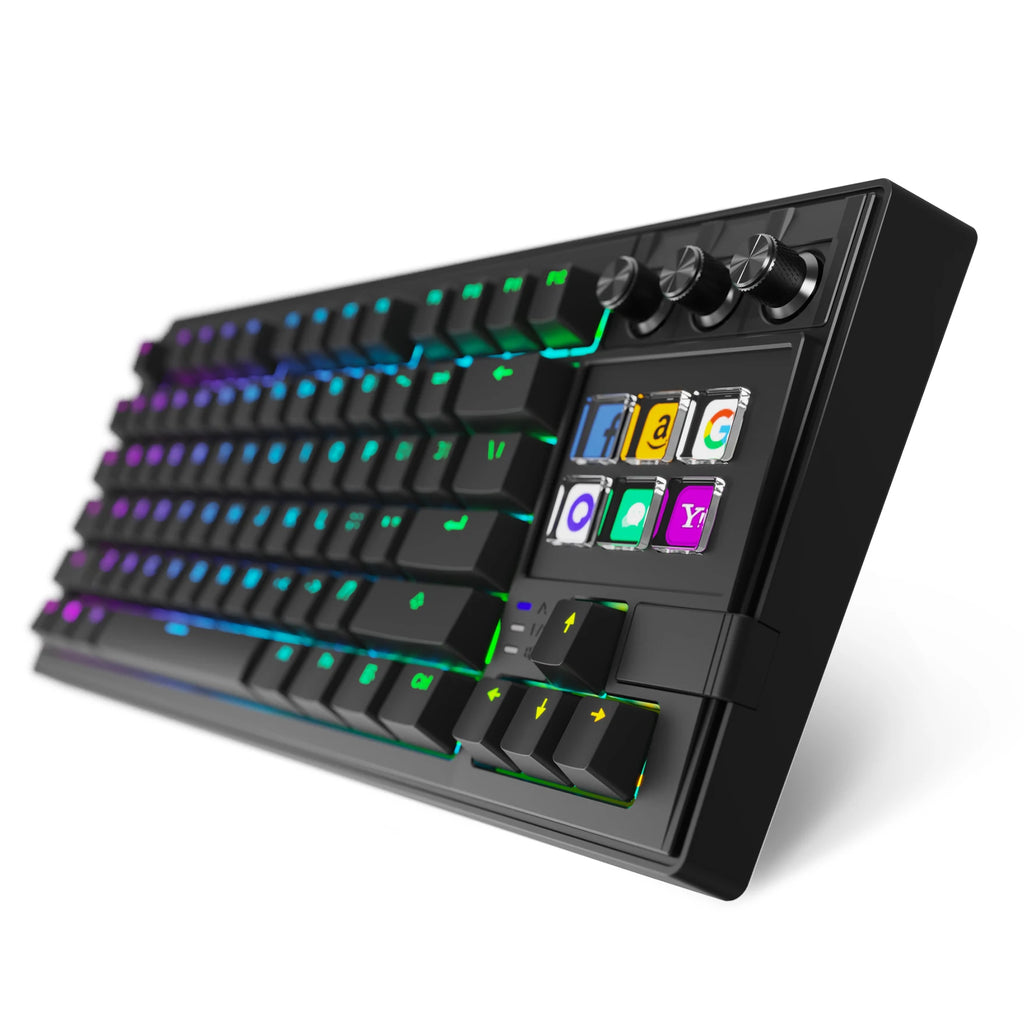 87-Key Mechanical Keyboard — TKL, Wired RGB