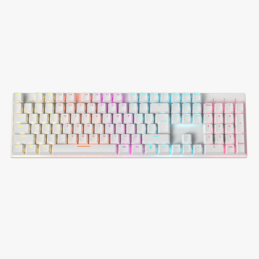 Pudding Keyboard — Glow-Through Keycaps