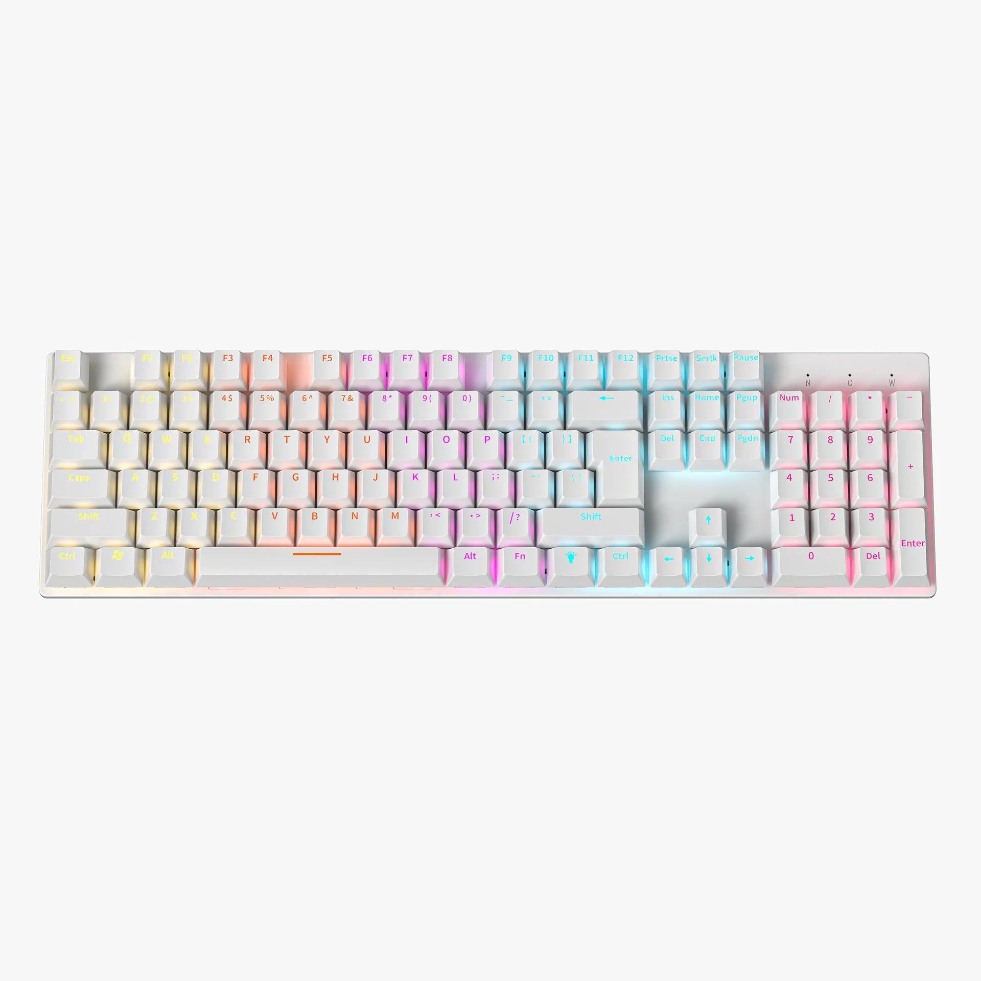 Pudding Keyboard — Glow-Through Keycaps