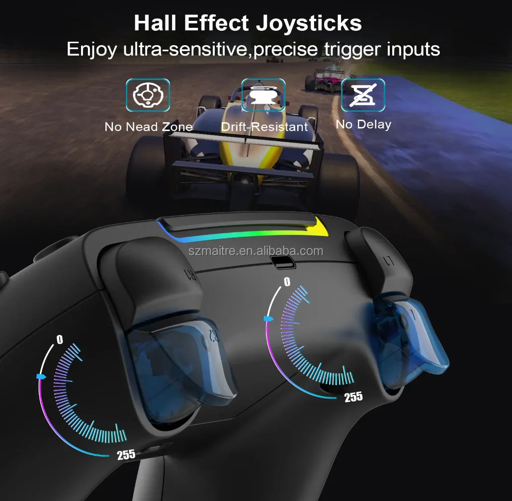 PS5 RGB Controller — Gyro Aim, Dual Vibration