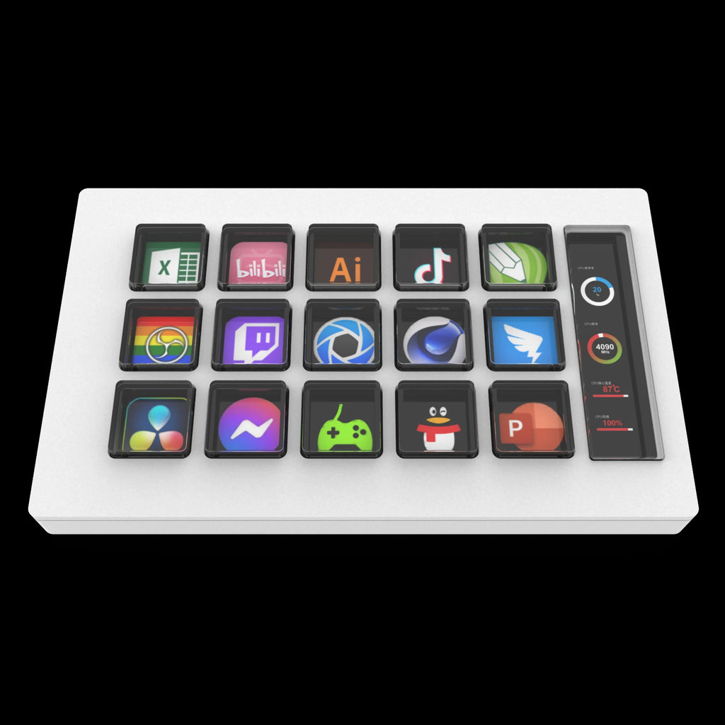 MiraBox Stream Deck — 15 LCD Keys