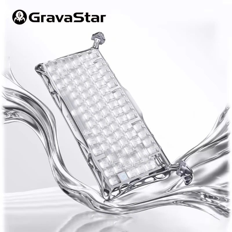 GravaStar K1 Pro Mist — Aluminium Skeleton Keyboard