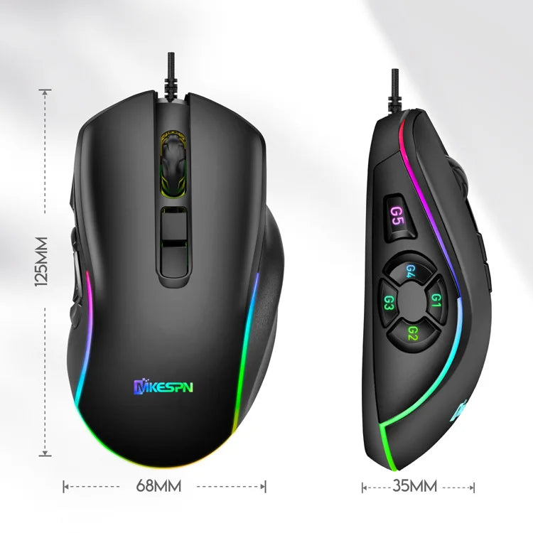 X9 Gaming Mouse — 10 Programmable Buttons
