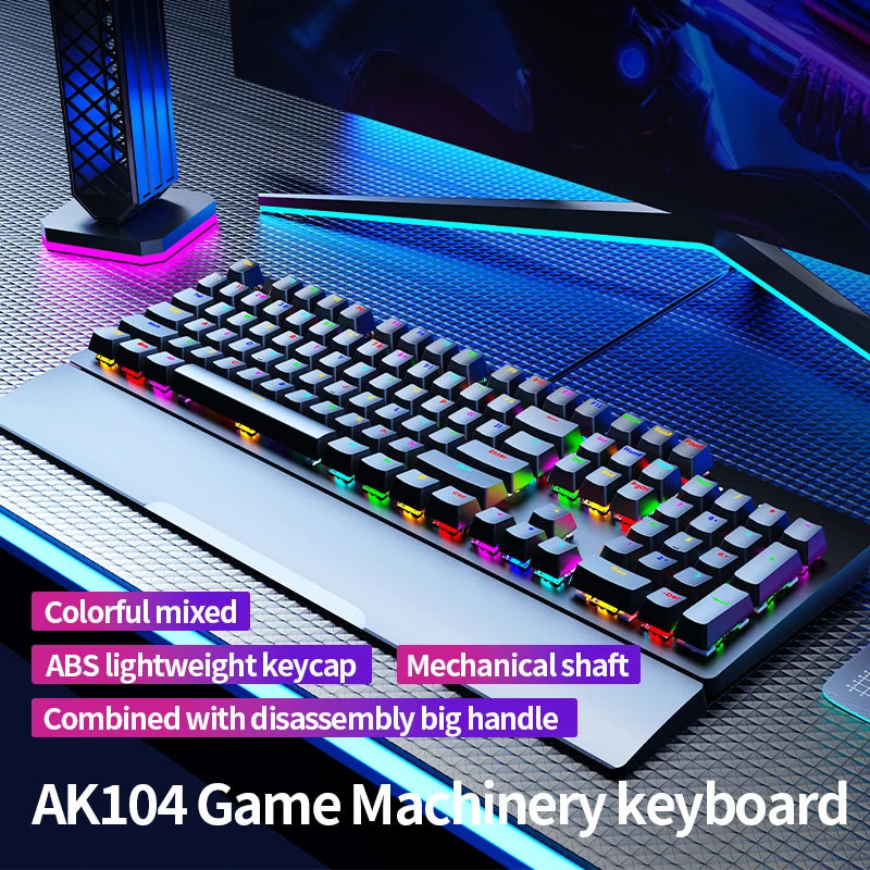 AK104 — Full-Size RGB Mechanical Keyboard