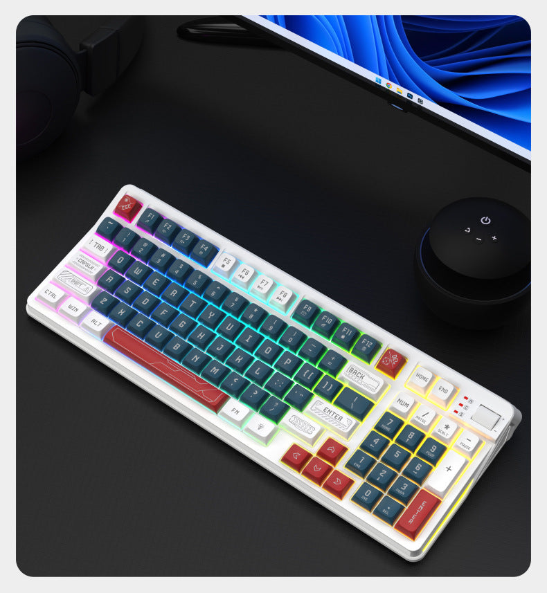 Senrui K97 — Full-Size RGB Keyboard with Wrist Rest