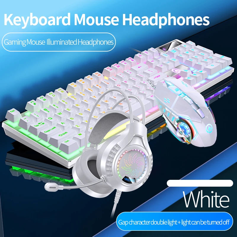 3-in-1 Gaming Bundle — Backlit Keyboard, Mouse & Headset