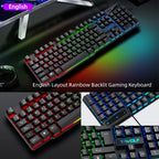 5-in-1 Gaming Bundle — Keyboard, Mouse, Headset, Speaker & Pad