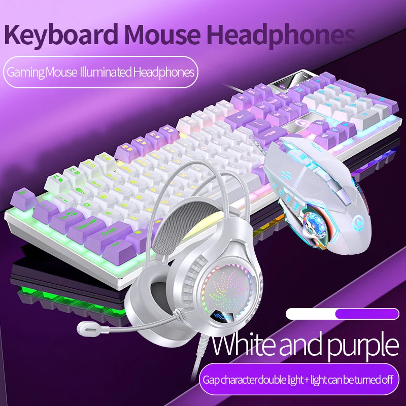 3-in-1 Gaming Bundle — Backlit Keyboard, Mouse & Headset