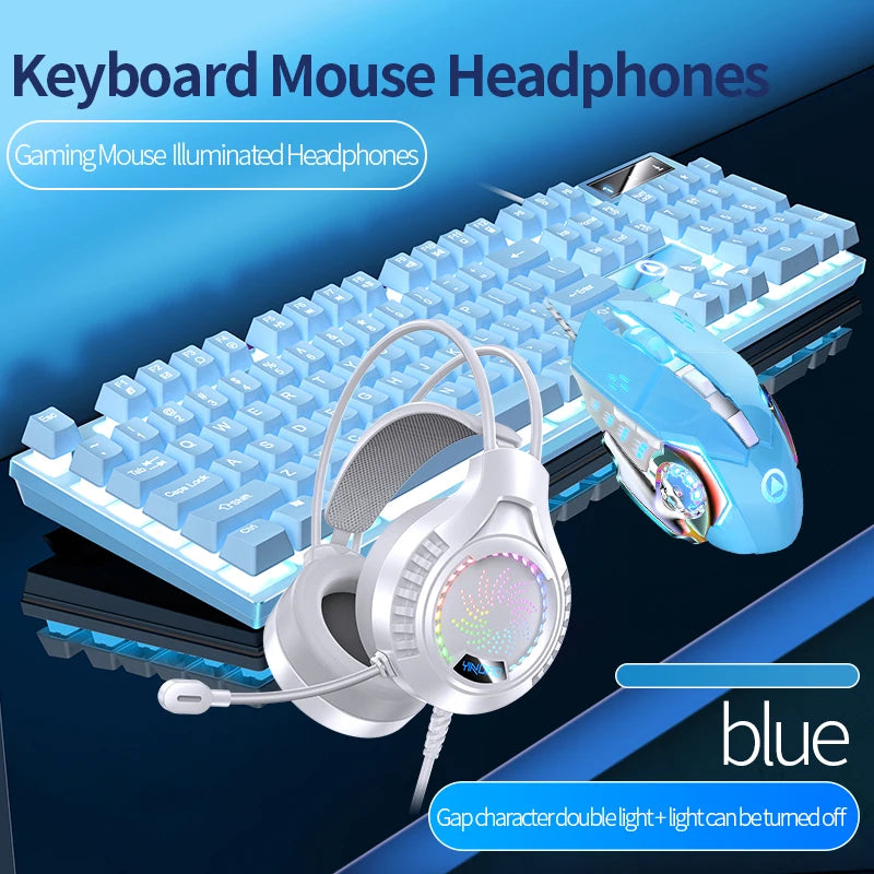 3-in-1 Gaming Bundle — Backlit Keyboard, Mouse & Headset