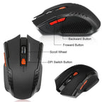 Mini Wireless Mouse — 6 Buttons, 1600 DPI