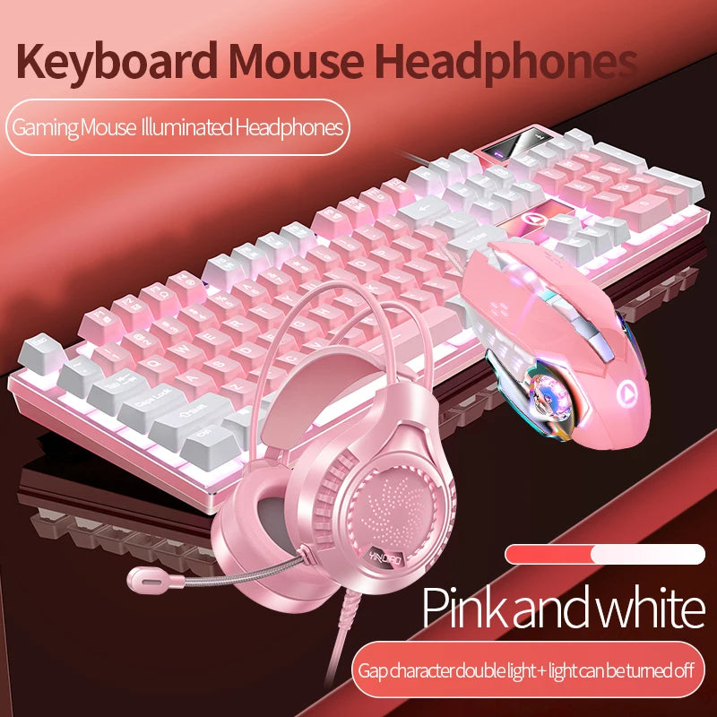 3-in-1 Gaming Bundle — Backlit Keyboard, Mouse & Headset