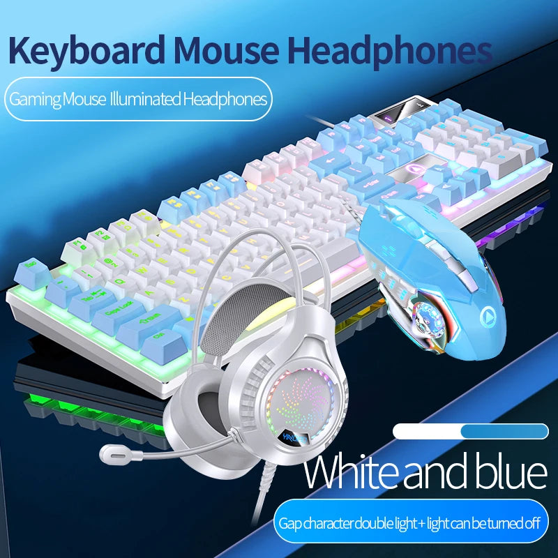 3-in-1 Gaming Bundle — Backlit Keyboard, Mouse & Headset